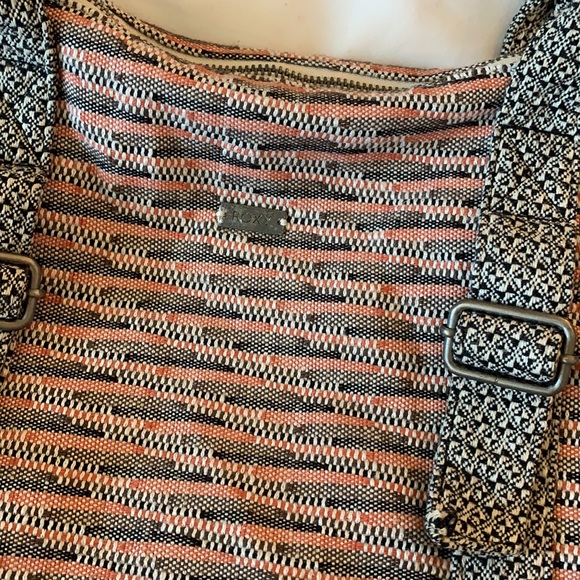 Roxy tote bag with faux leather bottom - Picture 2 of 3